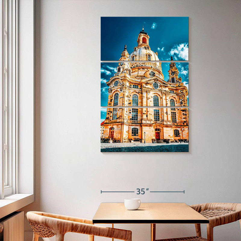 Adella Dresden Frauenkirche, H 65 po x l 42 po