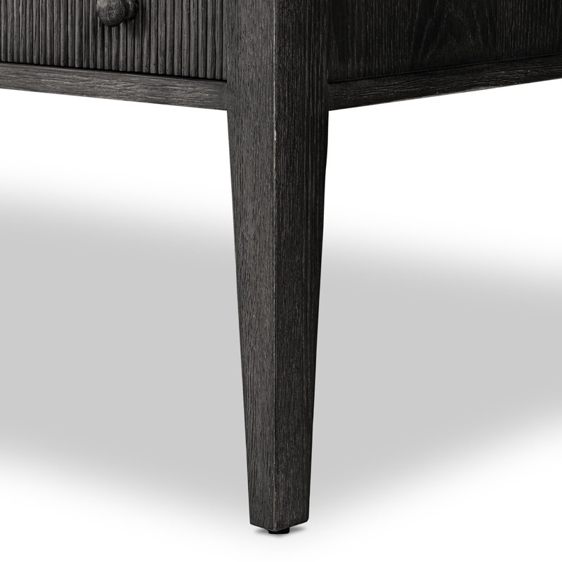 Bush Nightstand, Distressed Black