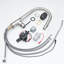 Robinet de cuisine rétractable à poignée simple avec accessoires-71449488