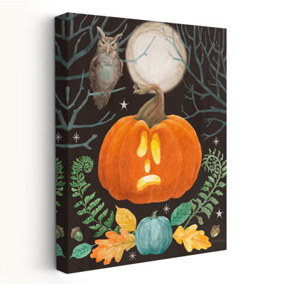 Halloween Classics V - Acorns Animals Black Blue Art