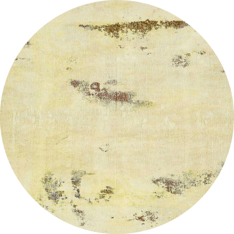 Abstract Indoor Rug, Round 7'
