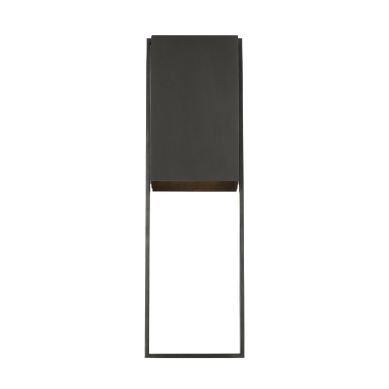 Alude LED Outdoor Sconce, 24" H x 7.2" W x 4.8" D, Bronze