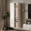 CARMEN wall-mounted display cabinet with LED lightin