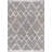 Cantera Shag Plush Tassel Moroccan Tribal Geometric Trellis Gray/Ivory Rug-468384347
