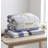 Wilhelm Blue Stripe 100% Cotton Reversible Comforter Set with Pillowcases-1424378433
