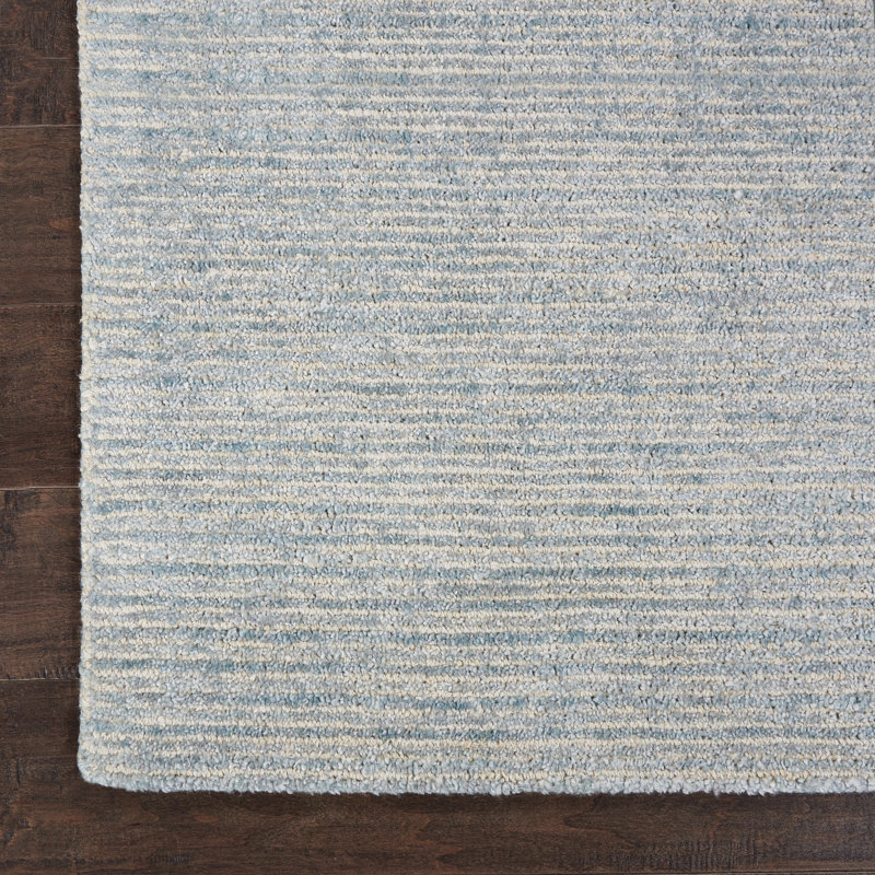 Tapis gris touffeté à la main Zendejas, Rectangle 5 pi 3 po x 7 pi 5 po