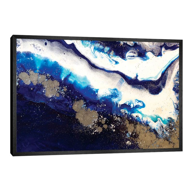 Sydney Harbour by Antuanelle - Floater Frame Painting on Canvas, 101.6 cm H x 66.04 cm W, Black Framed