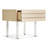 Lap 21.7'' W Solid Wood Nightstand-12837229