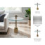 Sagebrook Home 23" Macklin Labradorite Stone Glass And Metal Accent-86681761
