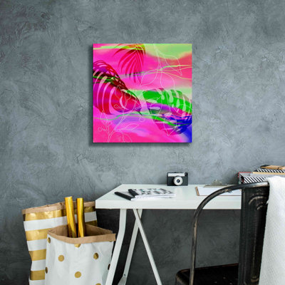 «Tropical Vibe» par Andrea Haase, estampe numérique sur toile