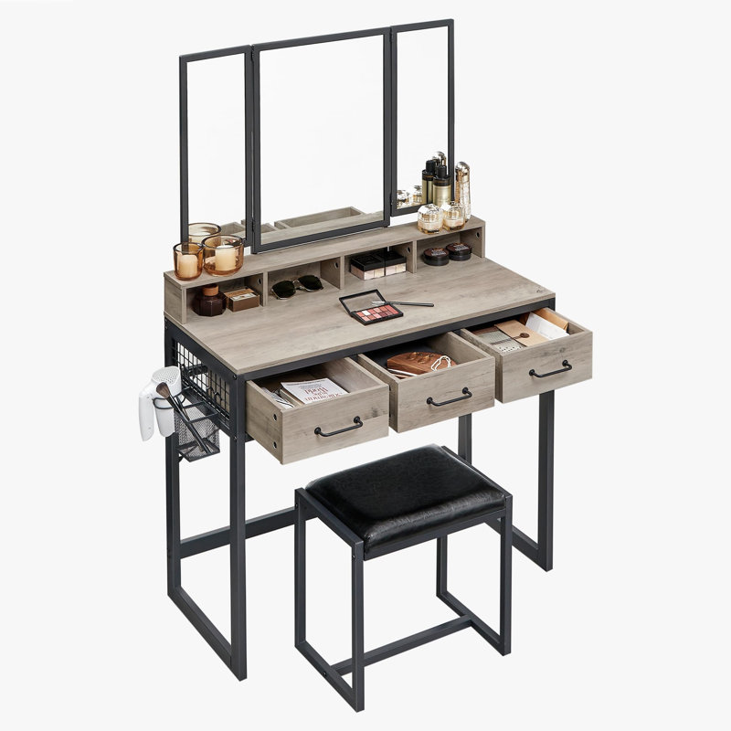 Dressing Table, Greige