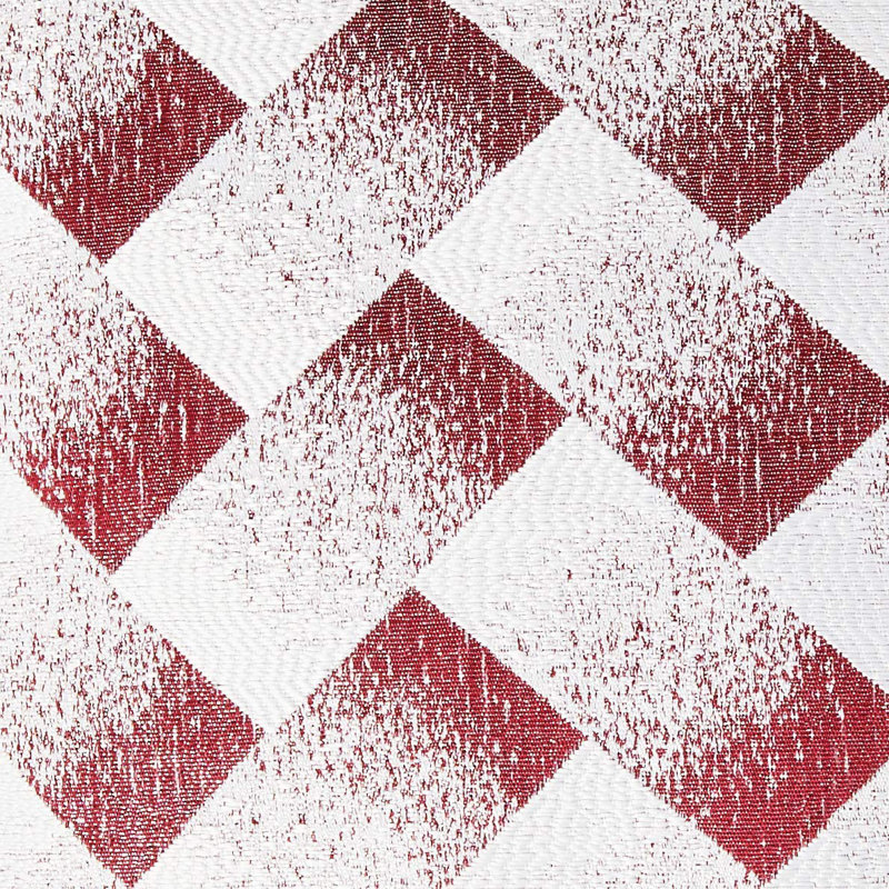 Geometric Throw Pillow, Burgundy