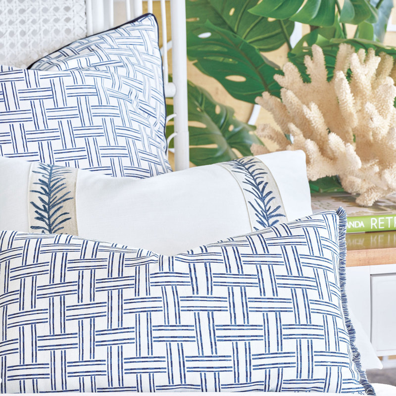 Taie décorative en mélange de coton Vizcaya