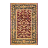 Classic One-of-a-Kind 6' 1" X 9' 6" Hand Knotted Area Rug