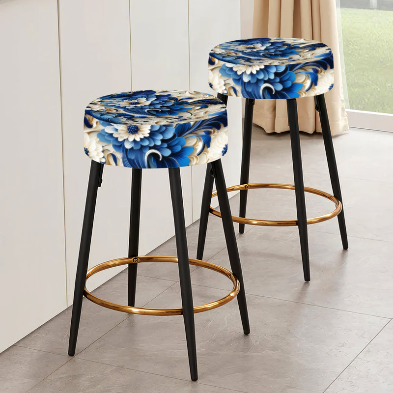 Ensemble de 2 tabourets de bar Barrau