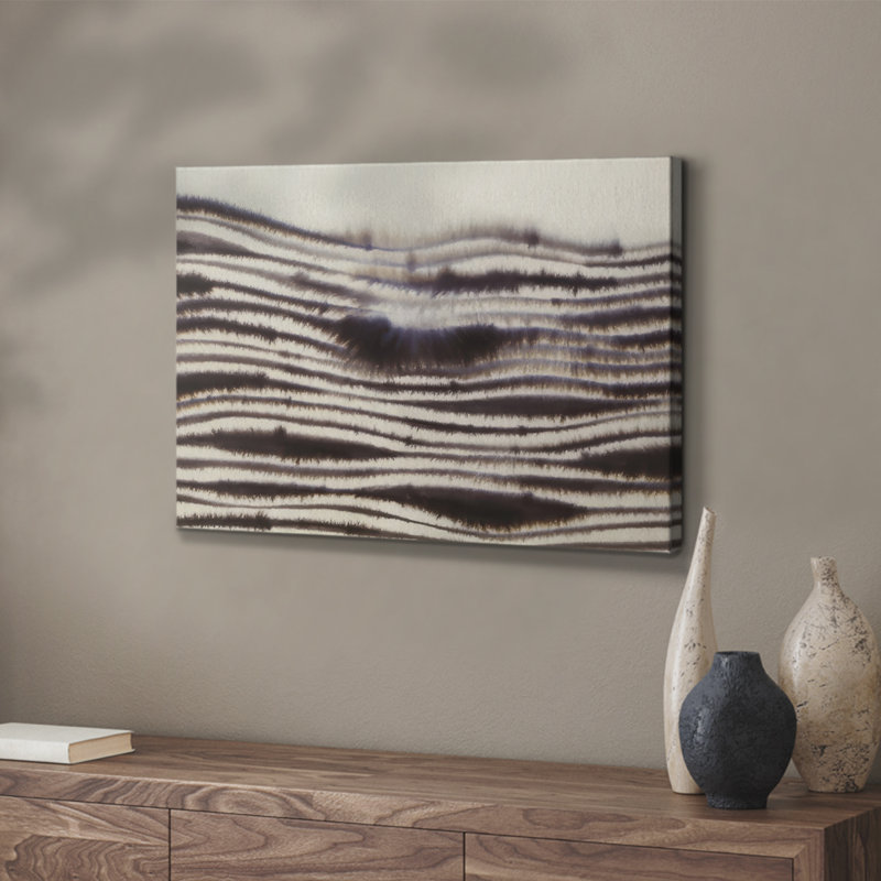 Vagues retentissantes I - Cavas enveloppés de galerie, H 32 po x l 48 po