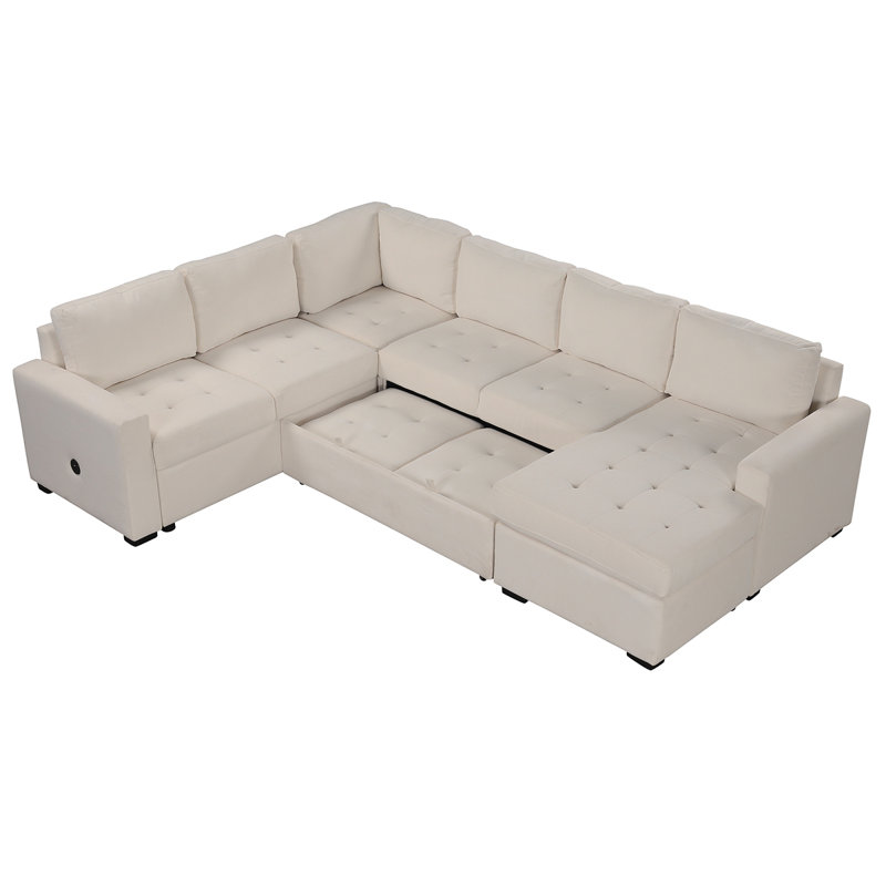 Canapé-lit U_Style, Beige