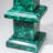 Large Genuine Polished Malachite Obelisk (16.5 Lbs)-124964299