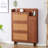 Modern minimalist storage cabinet, Japanese rattan shoe cabinet, bed top cabinet, small home furniture-109117682