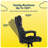 Serta Garret Executive Office Chair, Ergonomic Lumbar Support, Semi-Plush Cushion, Body Pillows-88155574