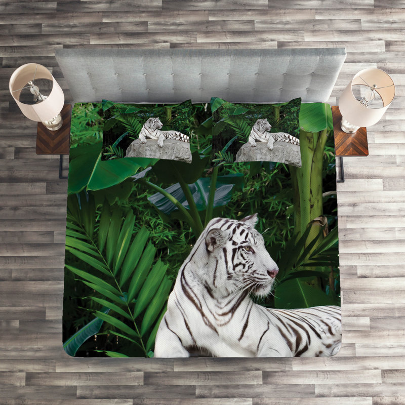 Polyester Coverlet, King Bedspread + 2 Shams