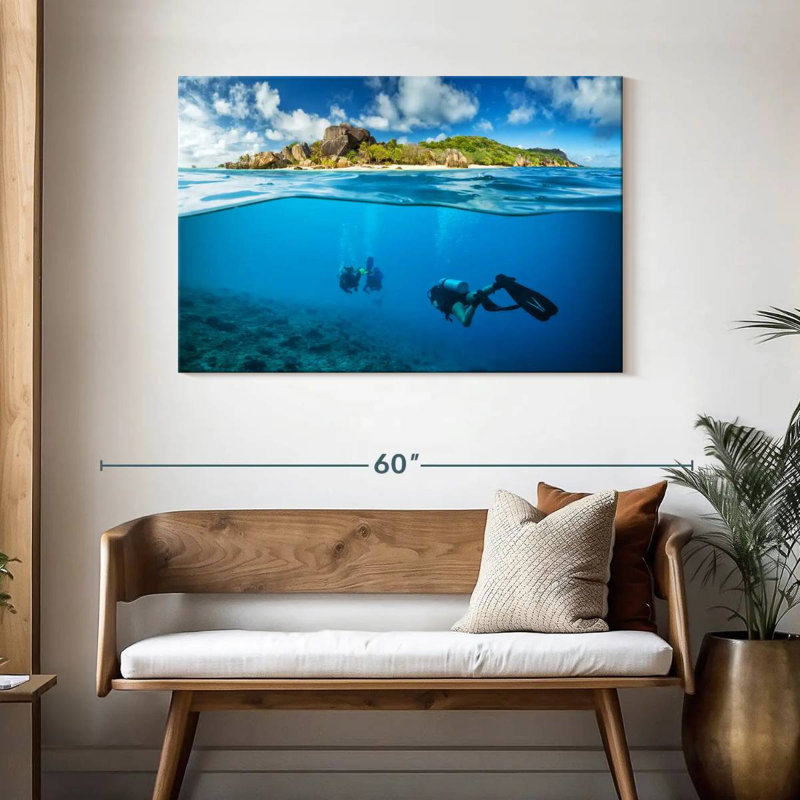 Sireci Diving, 30" H x 45" W