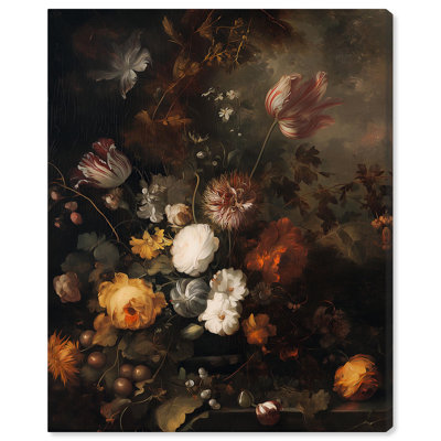 Décoration murale en toile Shadowed Petal Secrets II par Art Remedy