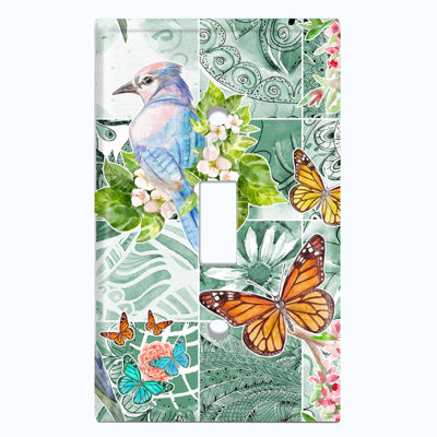 Plaque murale berçante Butterfly Birds