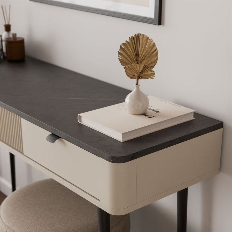 Dressing Table, cashmere / grey stone