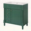 Meuble-lavabo autoportant de 30 pouces avec lavabo, porte à fermeture douce et 2 tiroirs pour un rangement spacieux et une conception moderne-2013646798