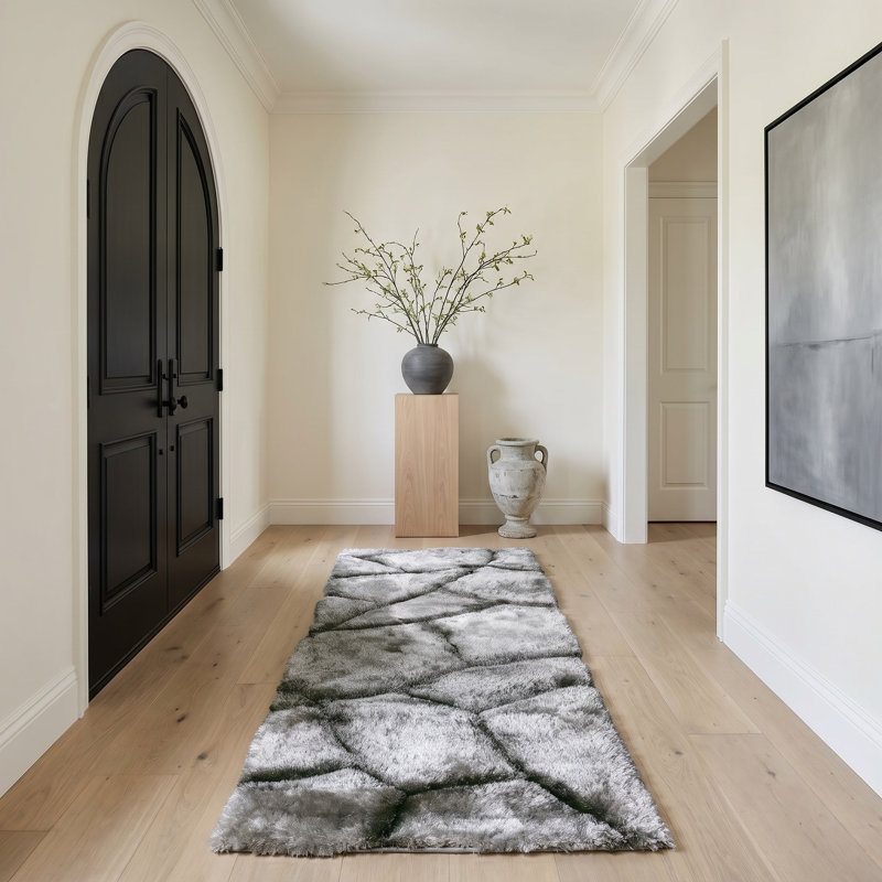 Abstract Indoor Rug, Runner 2'4" x 8'