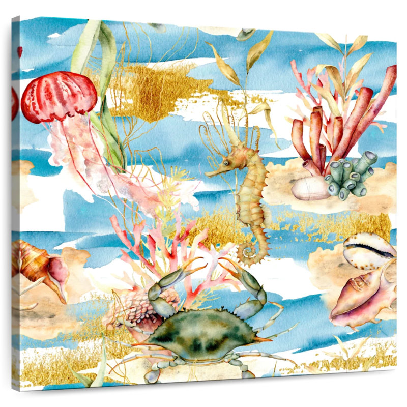Crowle Sea Life Medley, 20" H x 20" W