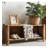 Handmade Solid Wood Rustic Entryway Shoe Bench