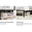 Structure de lit, structure de lit plateforme en bois, avec rangement et 2 tablettes, pas de bruit, pas besoin de sommiers, outils faciles à assembler, grand espace de rangement sous le lit, antique