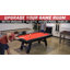 Table de billard GoSports 7 pi avec finition en bois rustique - Table de billard moderne - Accessoires inclus-92589349-92589350