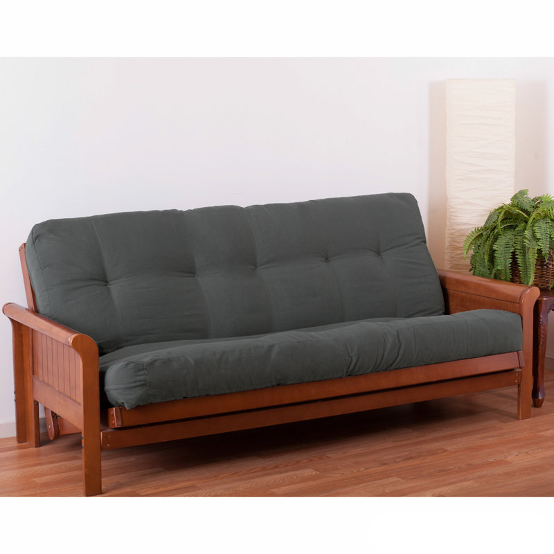 Abe 10'' Cold Foam Futon Mattress Futon  Mattress, Black