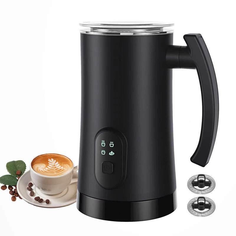Stainless Steel 11.8oz Electric Milk Frother and Steamer