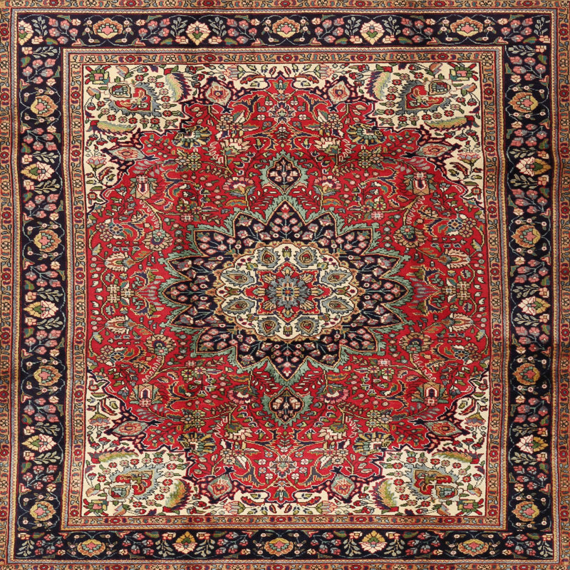 Oriental Indoor Rug, Square 8'