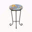 Table d'appoint de patio avec tablette