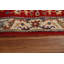Tapis de couloir pakistanais rouge en laine rouge fait à la main 3 x 11