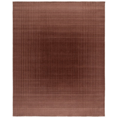 Laine tissée à la main 70% Ridgewood 301; Tapis abstrait 30% coton recyclé