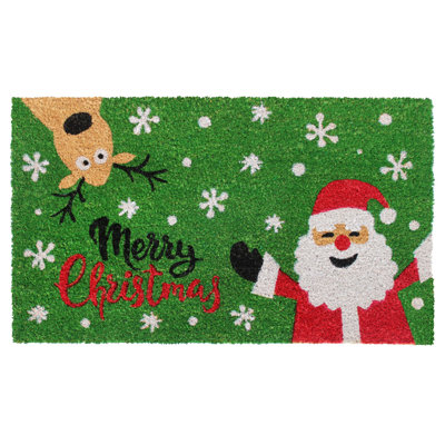 Herwarth Non-Slip Christmas Outdoor Doormat