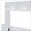 Grand lit escamotable mural avec placard et tiroirs