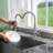 Willow 1.8 GPM Pull Down Kitchen Faucet with Deck Plate and Digital Display-92967630