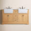 Ensemble de meuble-lavabo double 60 po Pardue-426896449