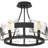Kraatz 4 - Light Wagon Wheel Chandelier