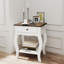 45cm W Engineered Wood Bedside Table