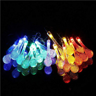 Morningstar 21.3' Indoor LED Solar Powered 30 - Bulb Mini String Light