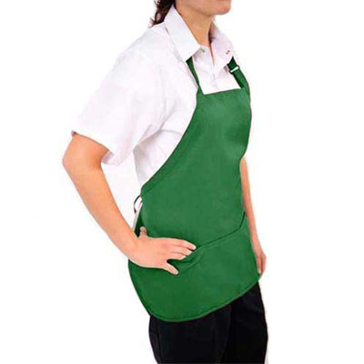 Solid Colour Bib Apron