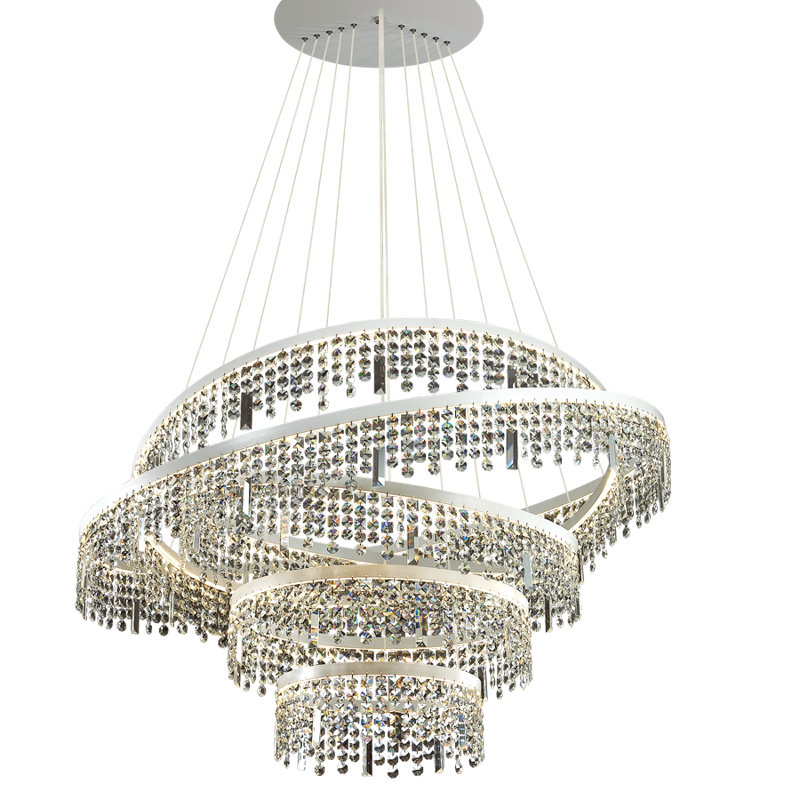 5 - Light Crystal LED Chandelier